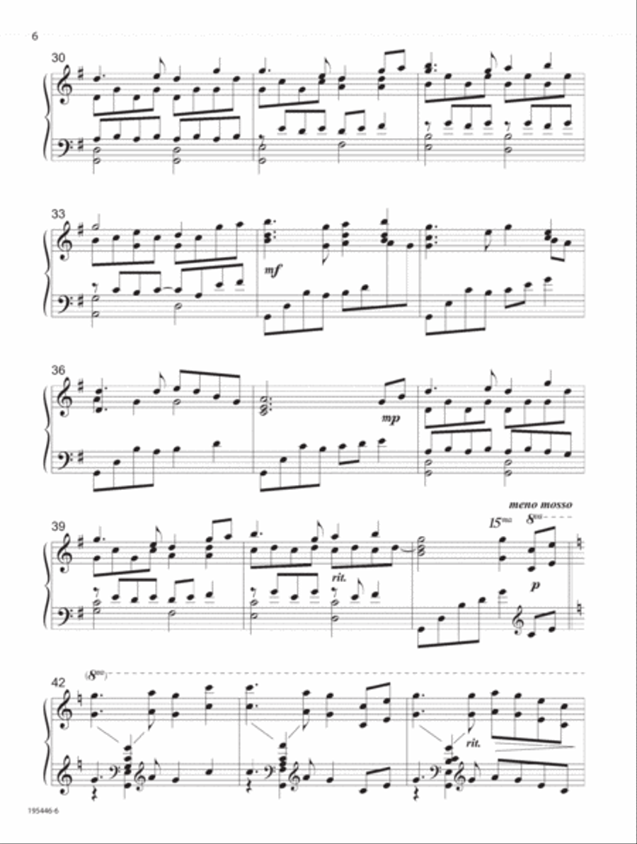 My Father's World My Father's World Piano Solo scores gallery preview page 6