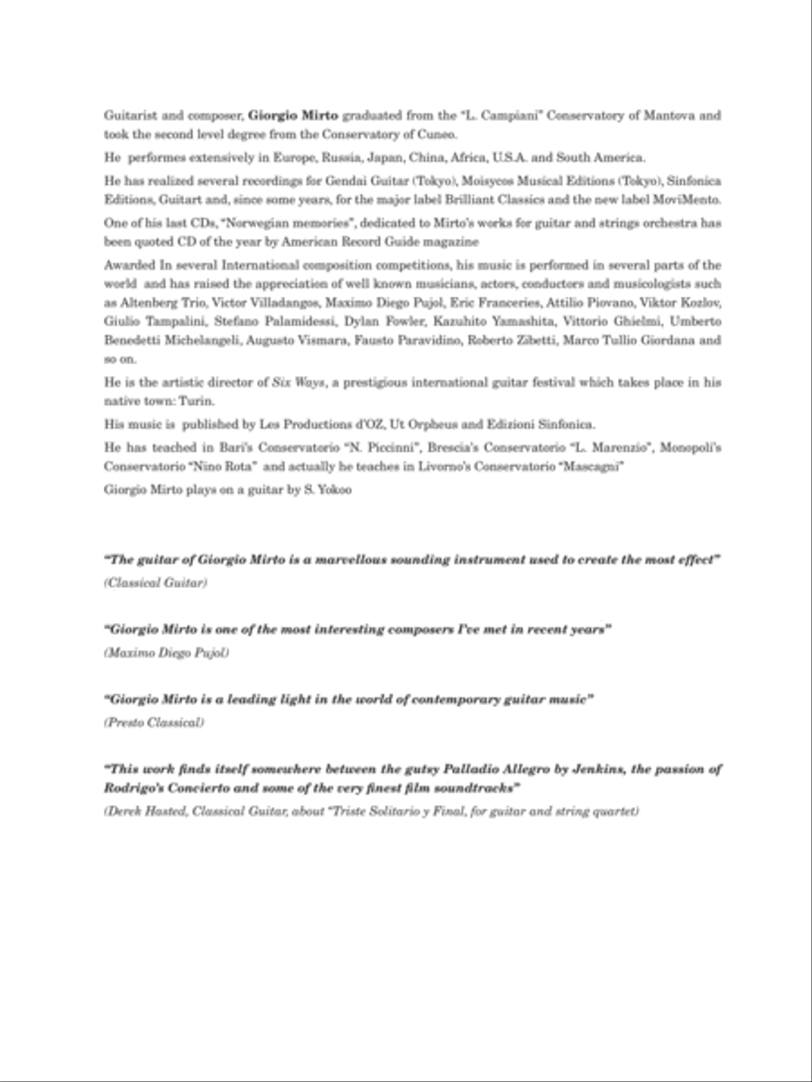 Saginaw Suite Classical Guitar scores gallery preview page 2
