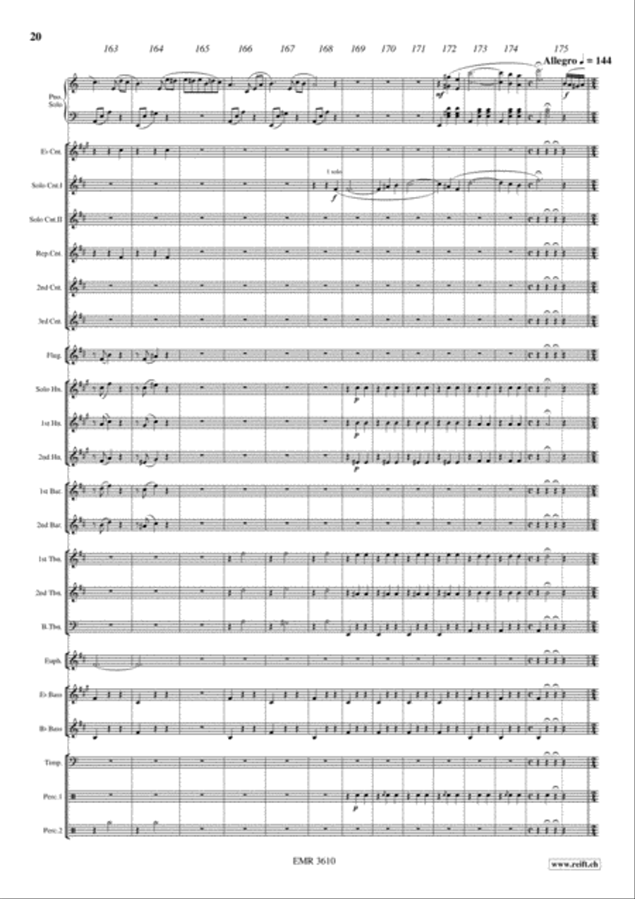 Concerto Fantastico Brass Band scores gallery preview page 21