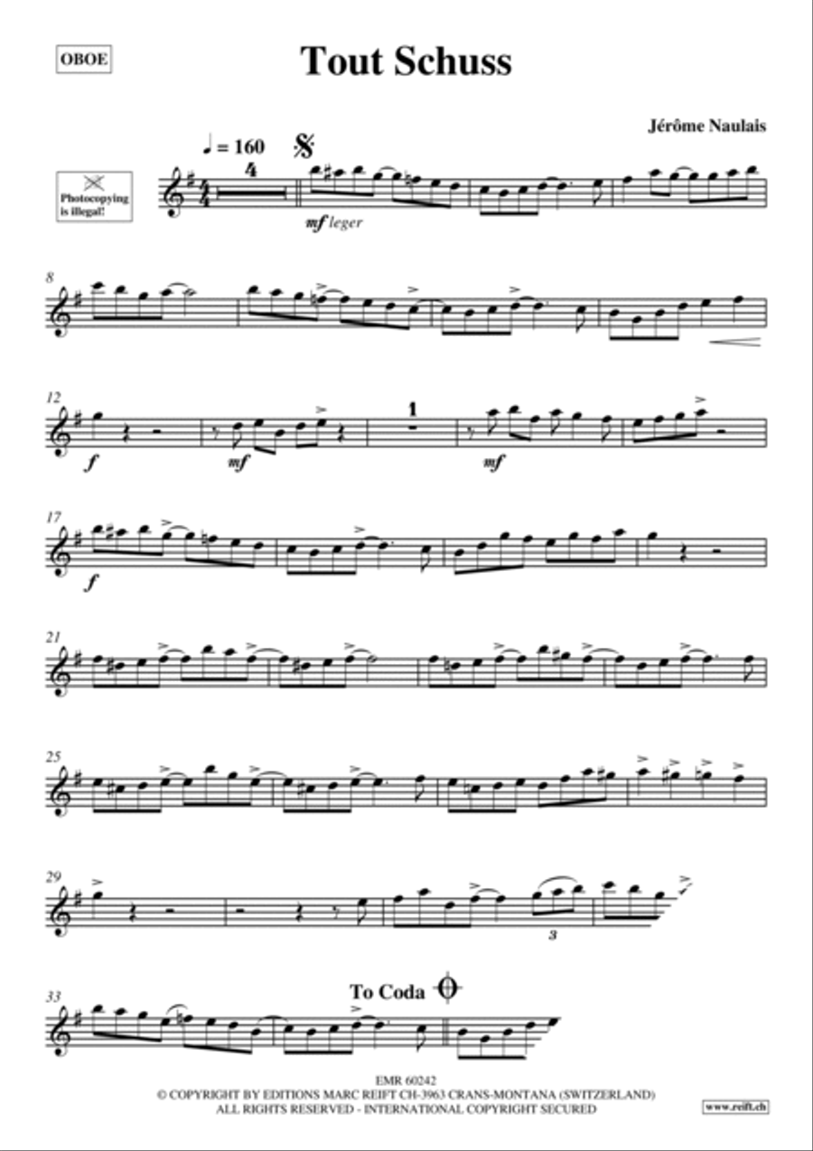 Tout Schuss Piano Accompaniment scores gallery preview page 4