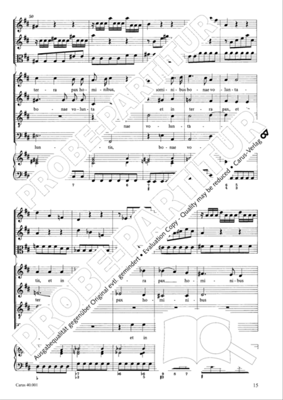 Gloria in D SSA scores gallery preview page 22