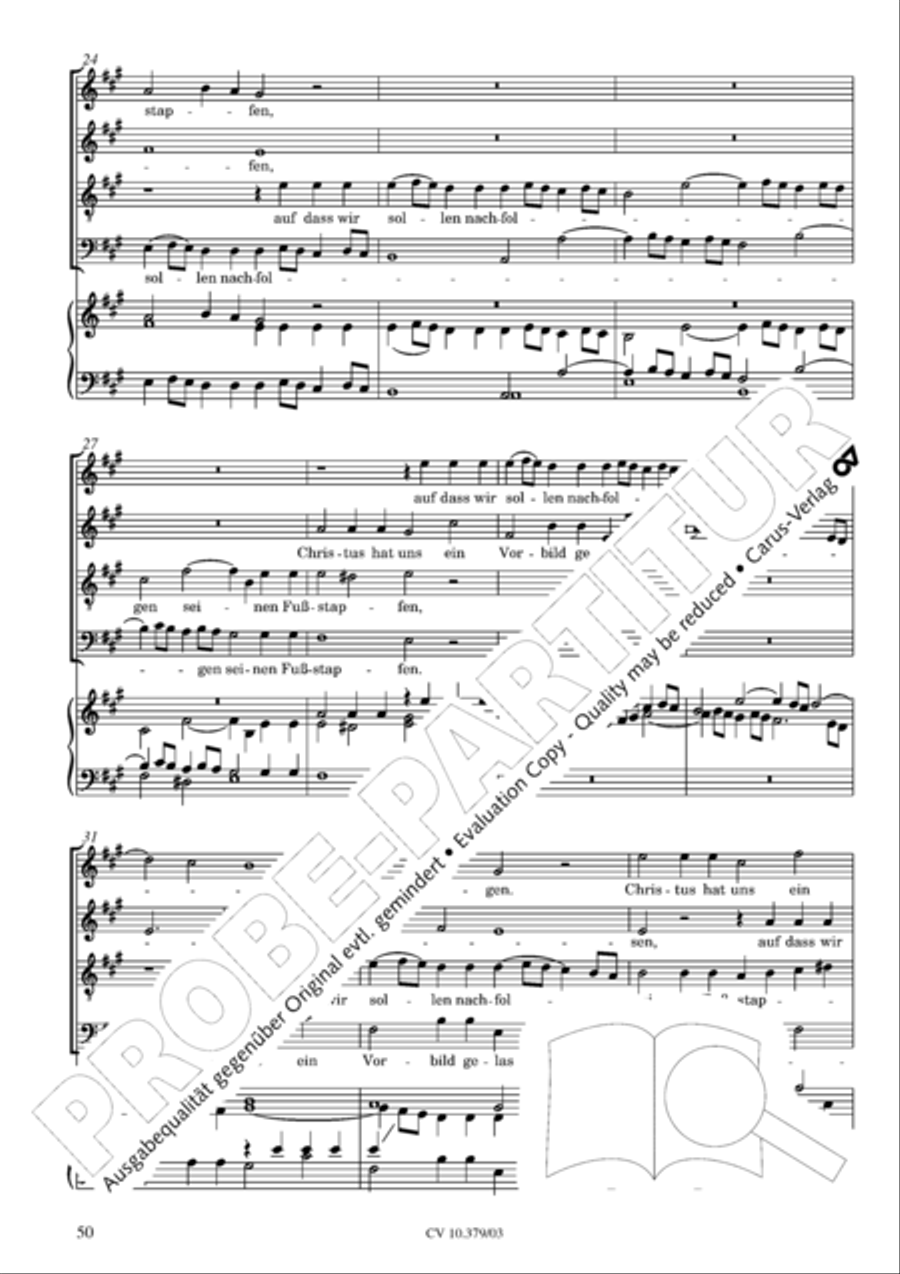 Der Tod Jesu 4-Part scores gallery preview page 51