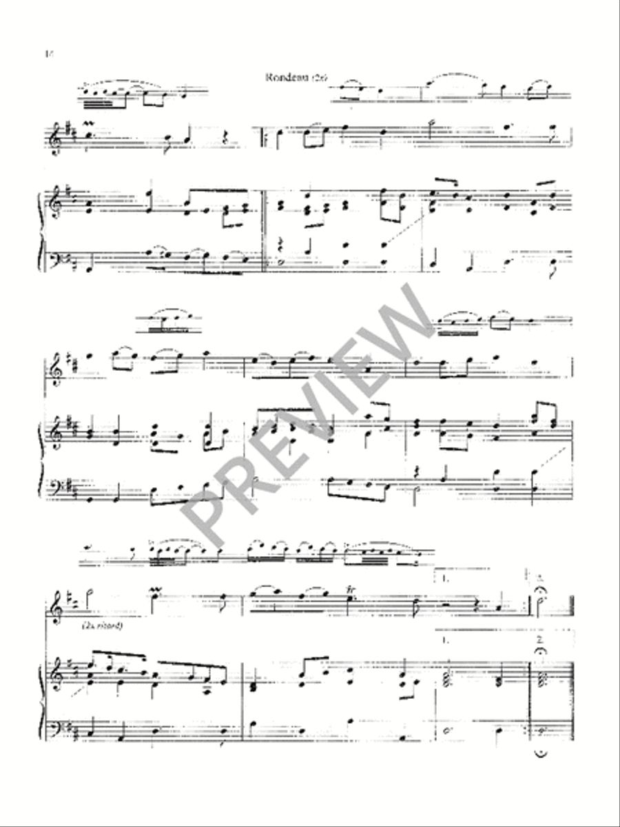 Three Celebrated Trumpet Tunes - Volume 2 C Trumpet scores gallery preview page 16