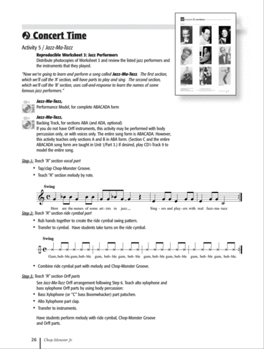Chop-Monster Jr. CD scores gallery preview page 4