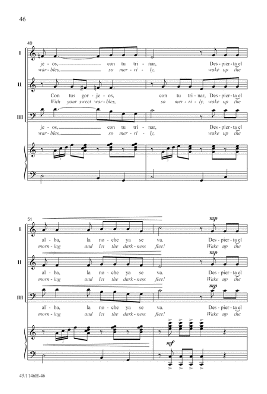 We Sing the World Around We Sing the World Around Choir scores gallery preview page 46