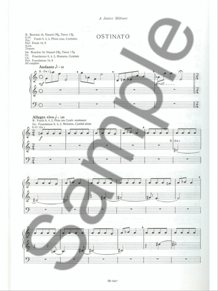 Hommage A Rameau (organ) Organ scores gallery preview page 2