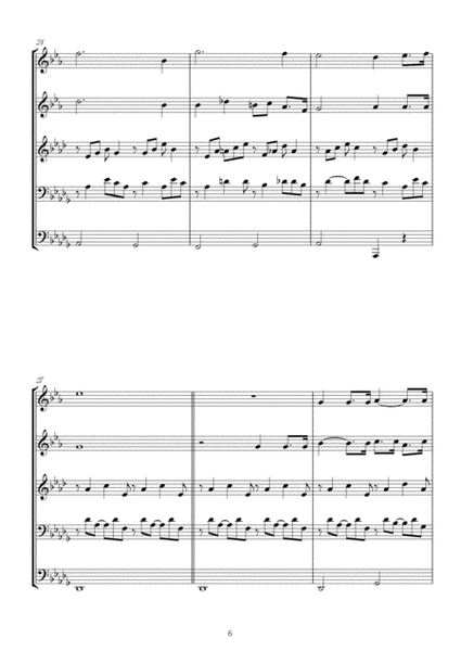 Christmas Carols for Brass Quintet Vol.2 (5 Christmas Carols) image number null