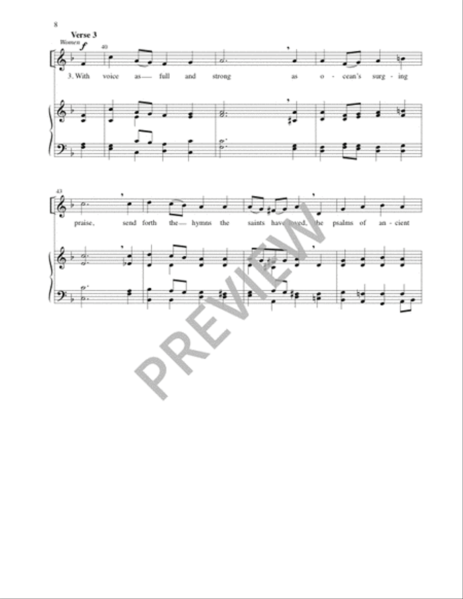 Rejoice, You Pure In Heart - Full Score and Parts 4-Part scores gallery preview page 9