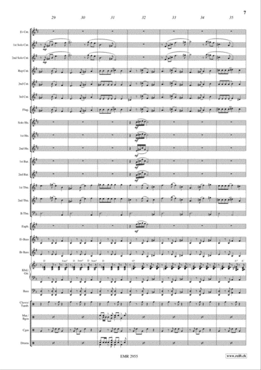 Romantic Rumba Brass Band scores gallery preview page 8