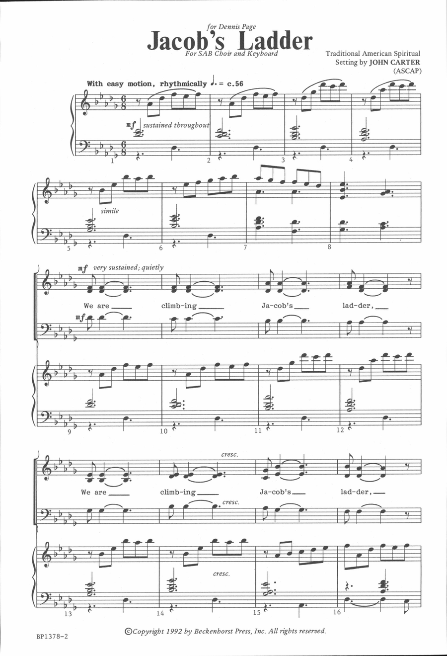 Jacob's Ladder 3-Part scores gallery preview page 2