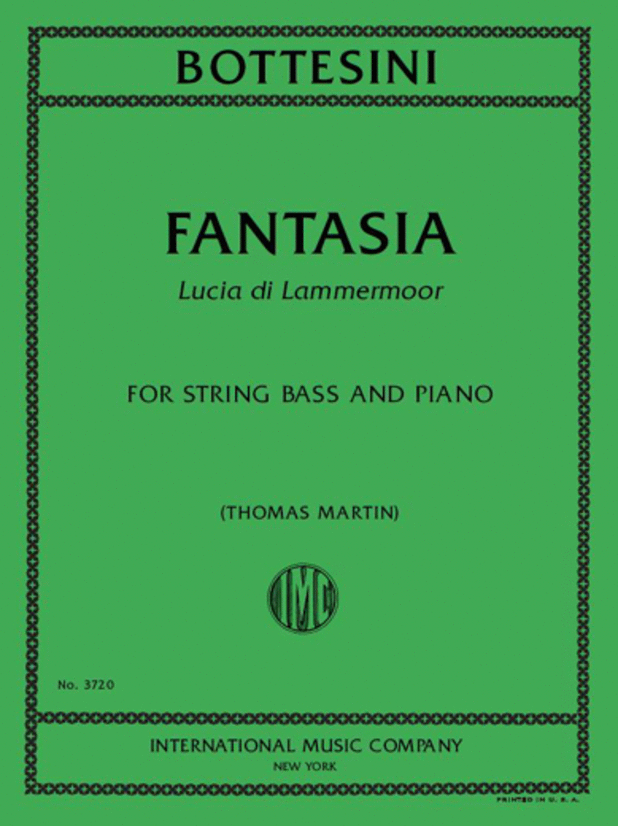 Fantasy Lucia Di Lammermoor Double Bass scores gallery preview page 1