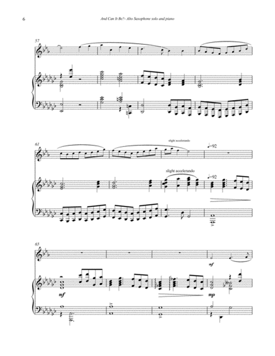 Alto Sax - "And Can It Be?" Theme and Variations image number null