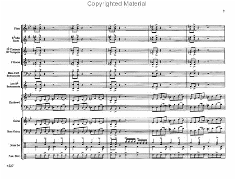 First Things First Concert Band scores gallery preview page 8
