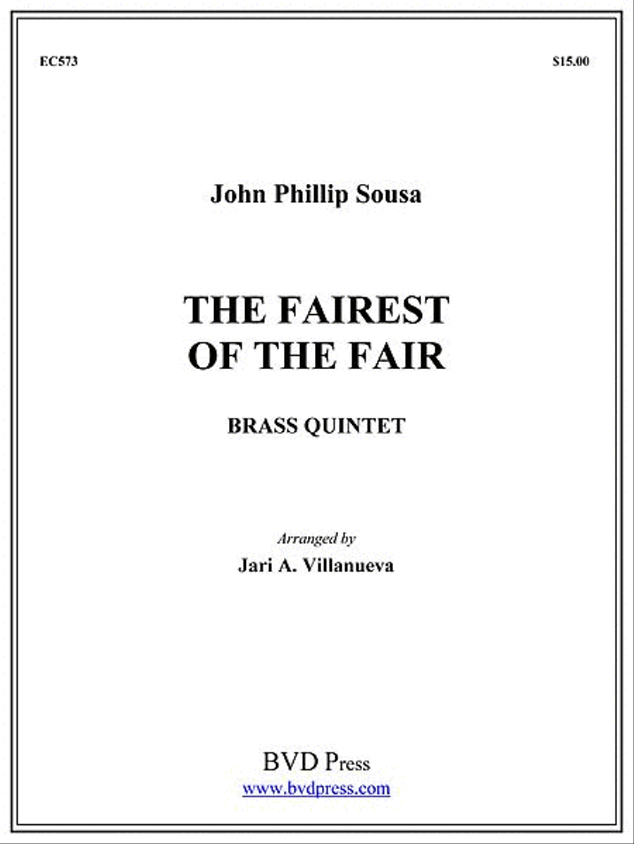 Fairest of the Fair Brass Quintet scores gallery preview page 1