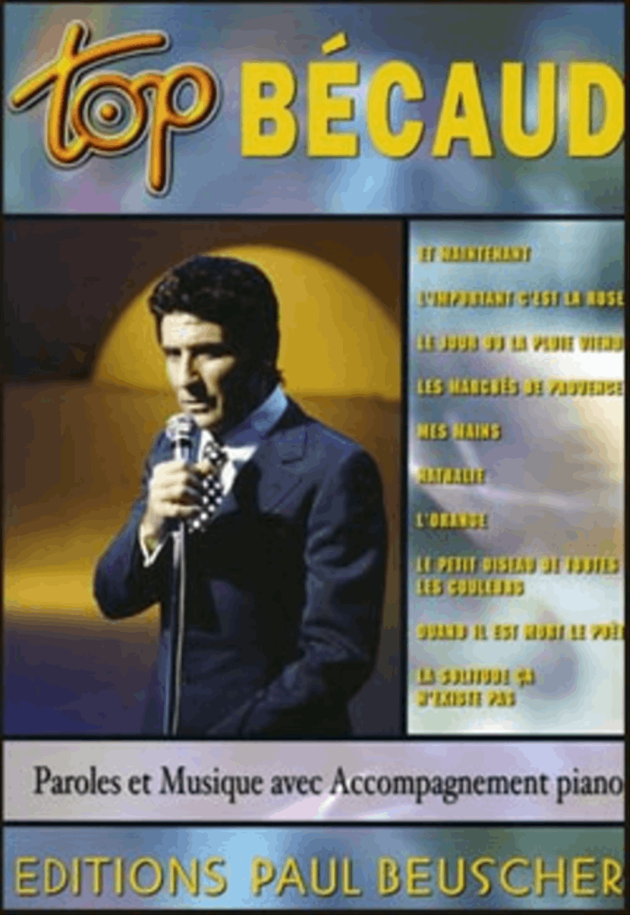Top Becaud Piano, Vocal, Guitar scores gallery preview page 1