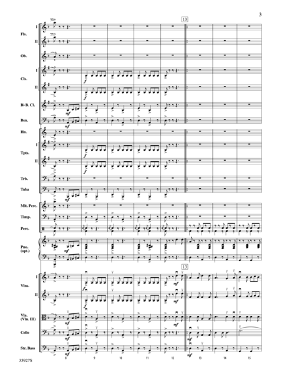 Italian Folk Festival Italian Folk Festival Full Orchestra scores gallery preview page 3