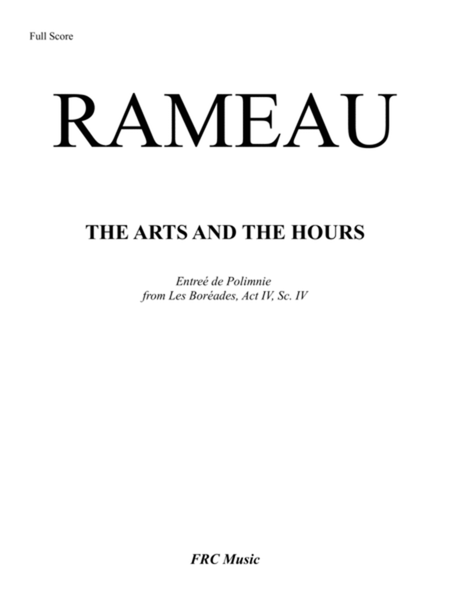 Rameau: Les Boréades: "The Arts and the Hours" for Piano (as played by Víkingur Ólafsson) - D MAJOR image number null