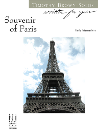 Book cover for Souvenir of Paris