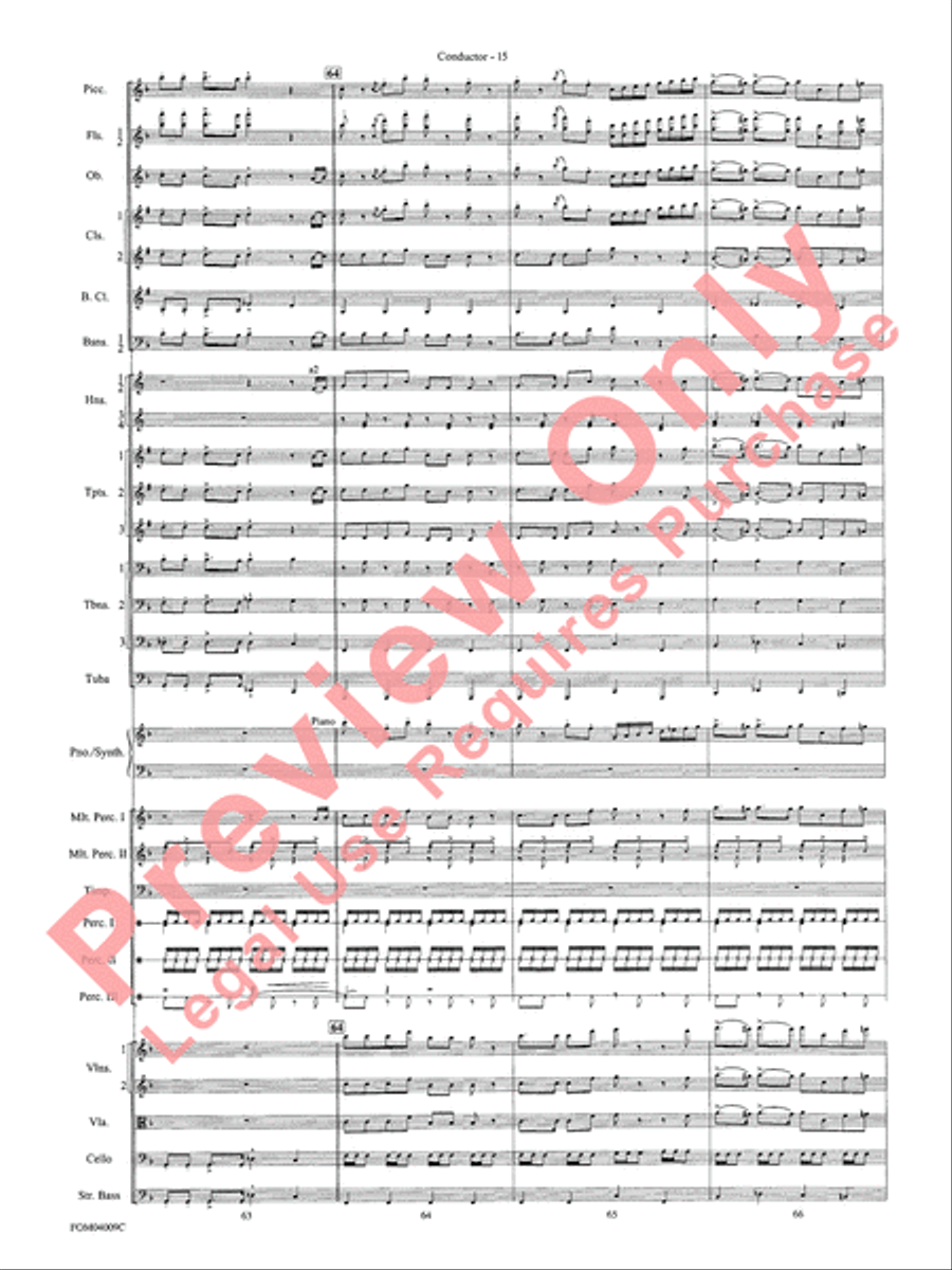The Polar Express, Concert Suite from Full Orchestra scores gallery preview page 18