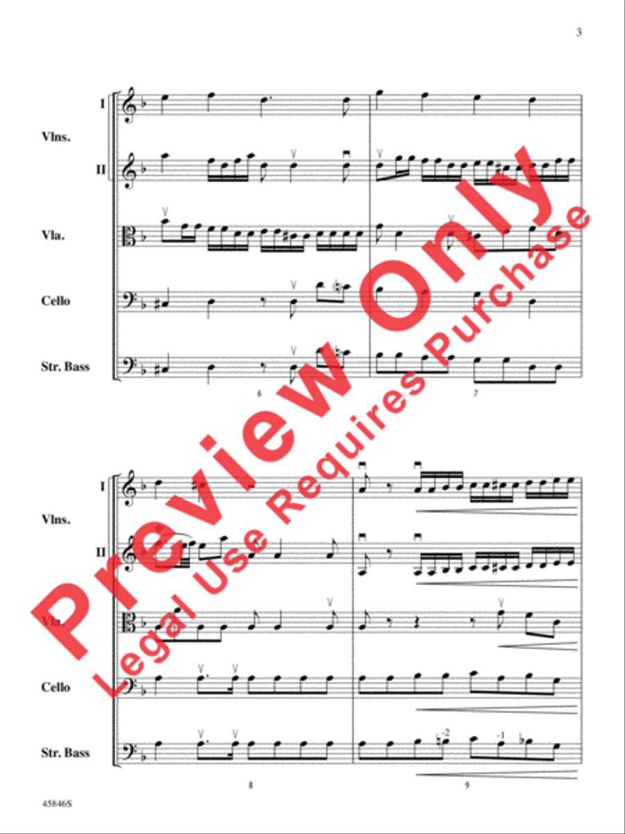 Dies Irae String Orchestra scores gallery preview page 3
