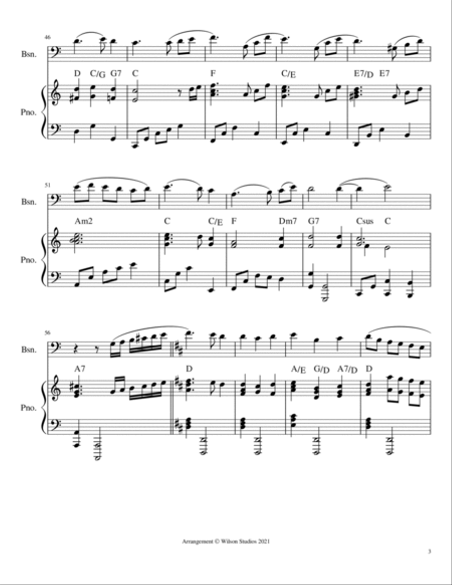 Faith of Our Fathers--bassoon solo Bassoon Solo scores gallery preview page 3