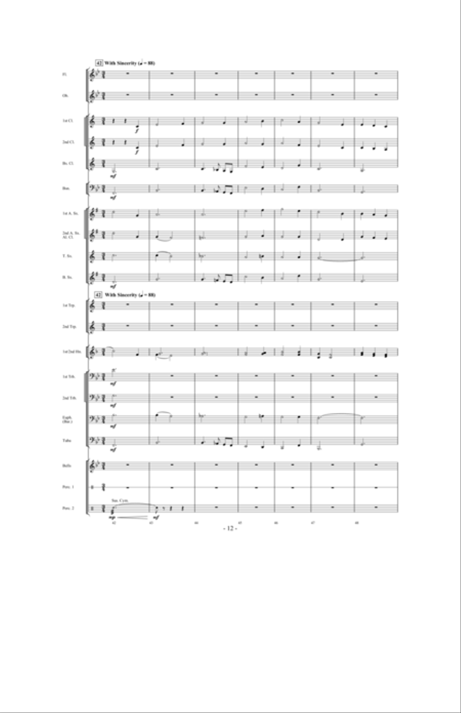 Camp Meetin' Concert Band scores gallery preview page 11