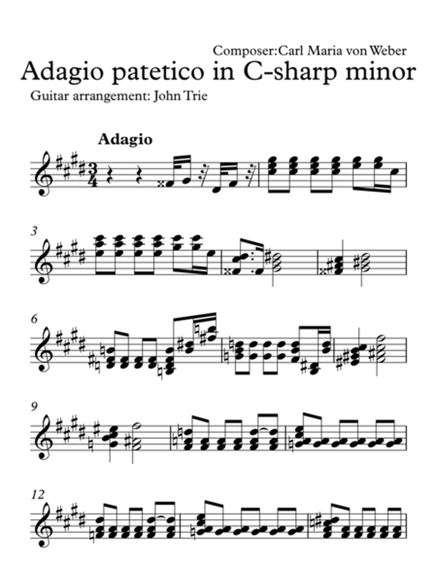 Adagio patetico in C-sharp minor image number null