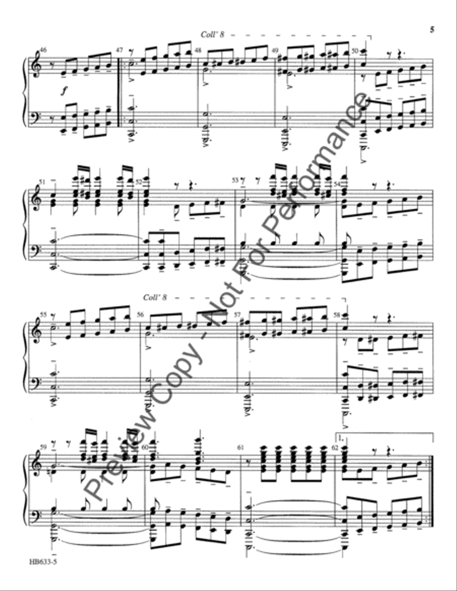Them Basses Handbell Choir scores gallery preview page 6
