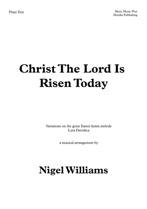 Book cover for Christ The Lord Is Risen Today, for Flute Trio