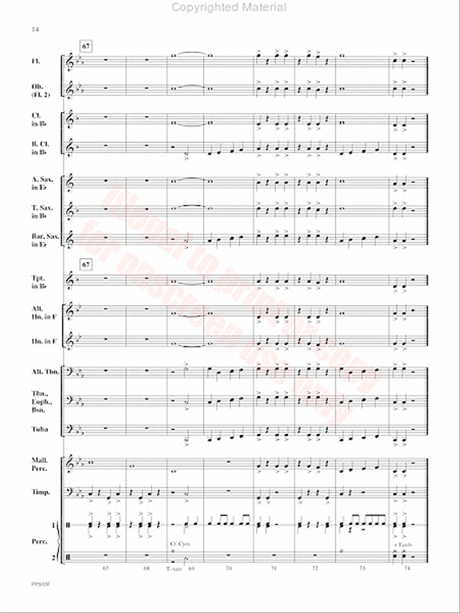 Mythos Concert Band scores gallery preview page 15