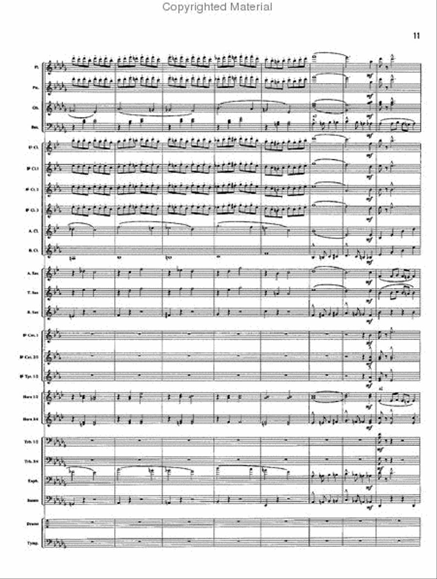 Willow Blossoms Concert Band scores gallery preview page 7