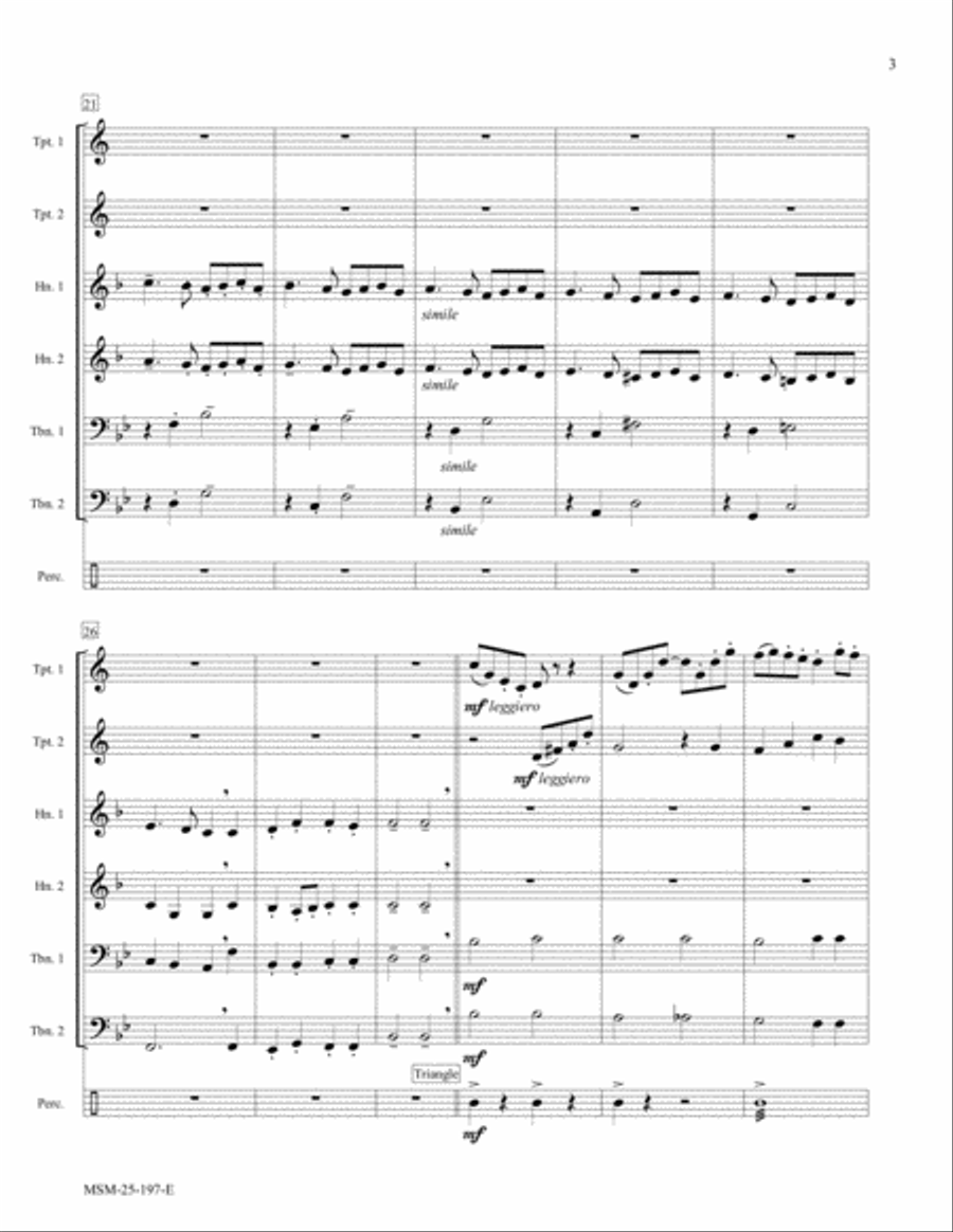 Ding Dong! Merrily on High (Ding Dong Merrily) Chamber Music scores gallery preview page 3