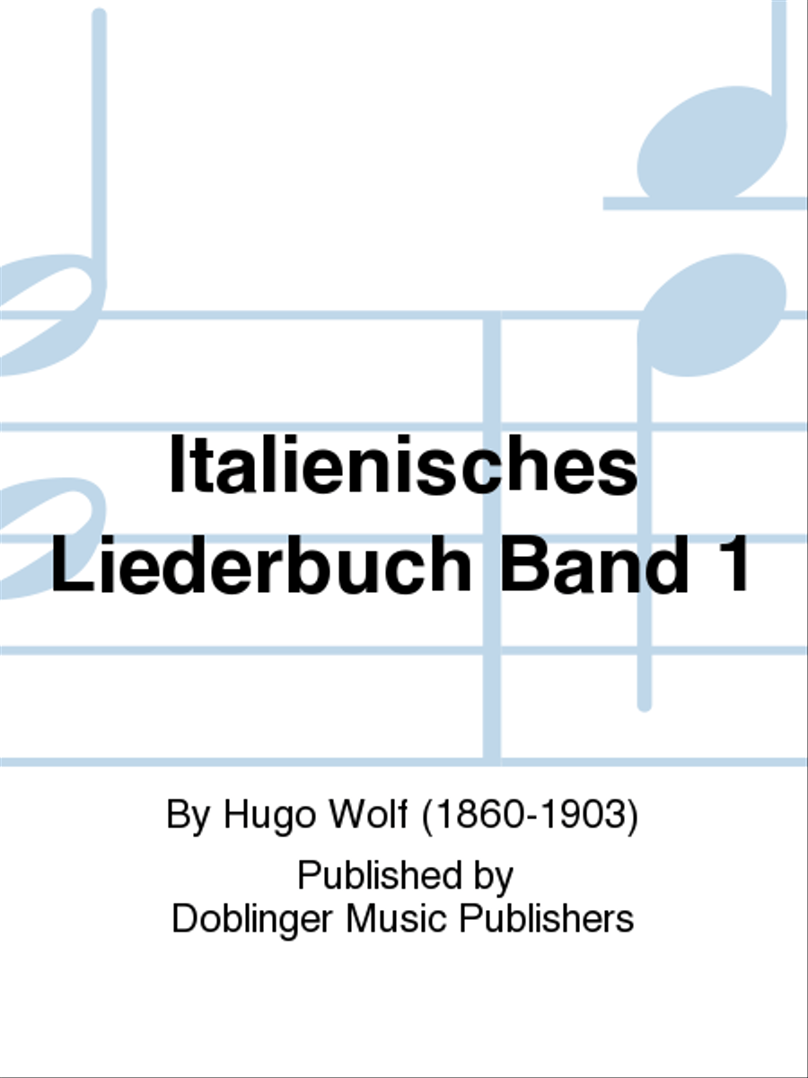 Italienisches Liederbuch Band 1