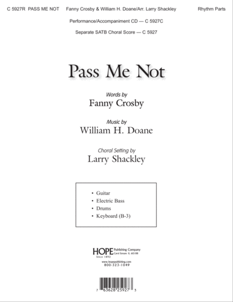 Pass Me Not Guitar scores gallery preview page 1