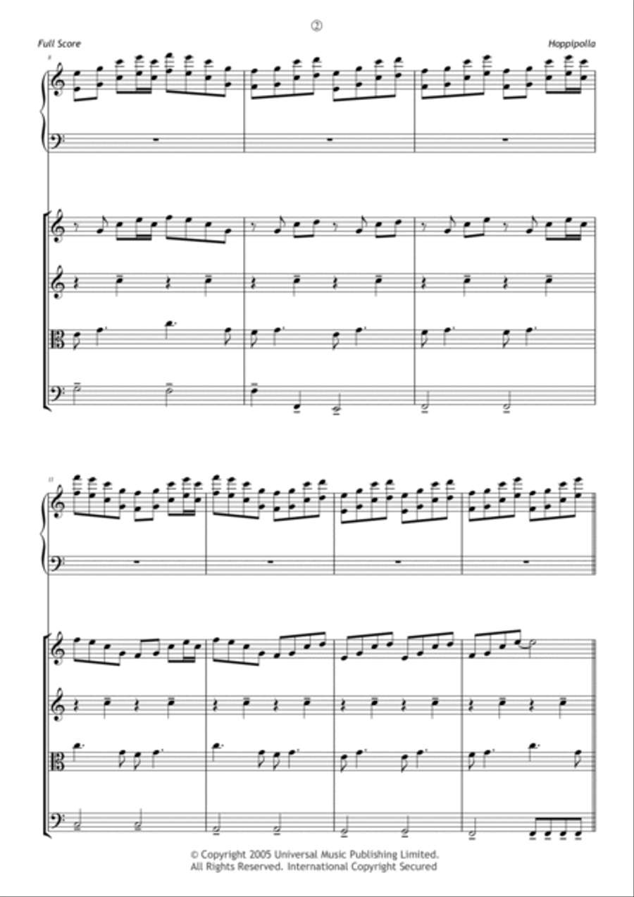 Hoppipolla Piano Quintet scores gallery preview page 2