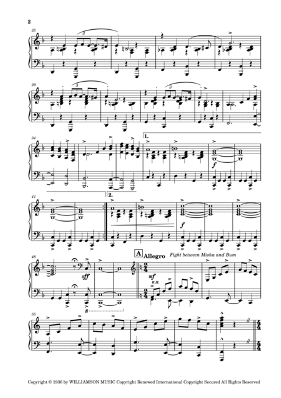 Slaughter On Tenth Avenue Piano Solo scores gallery preview page 3