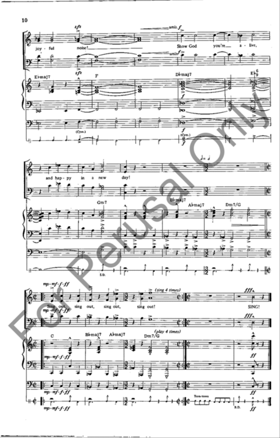 Sing It! Sing It! 4-Part scores gallery preview page 9