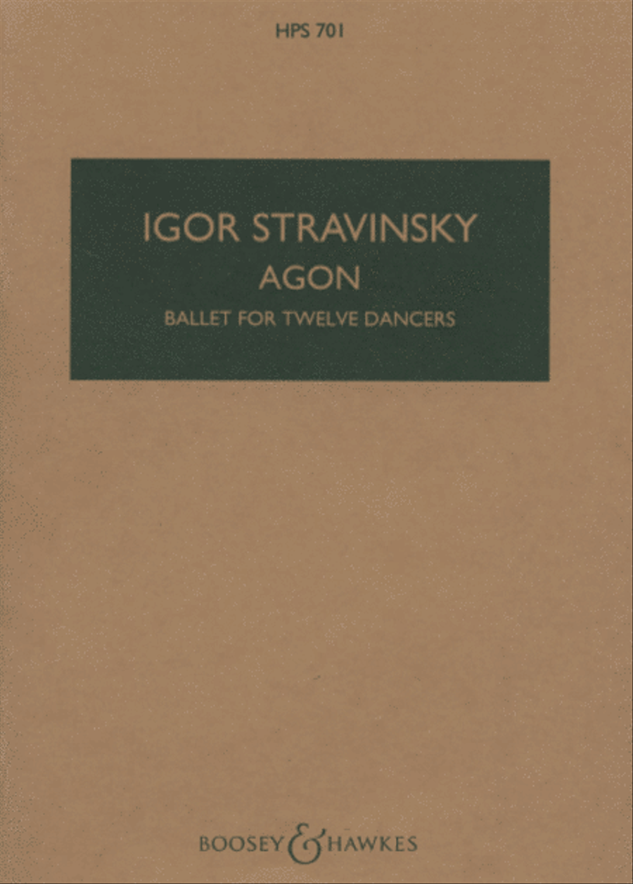 Agon Orchestra scores gallery preview page 1