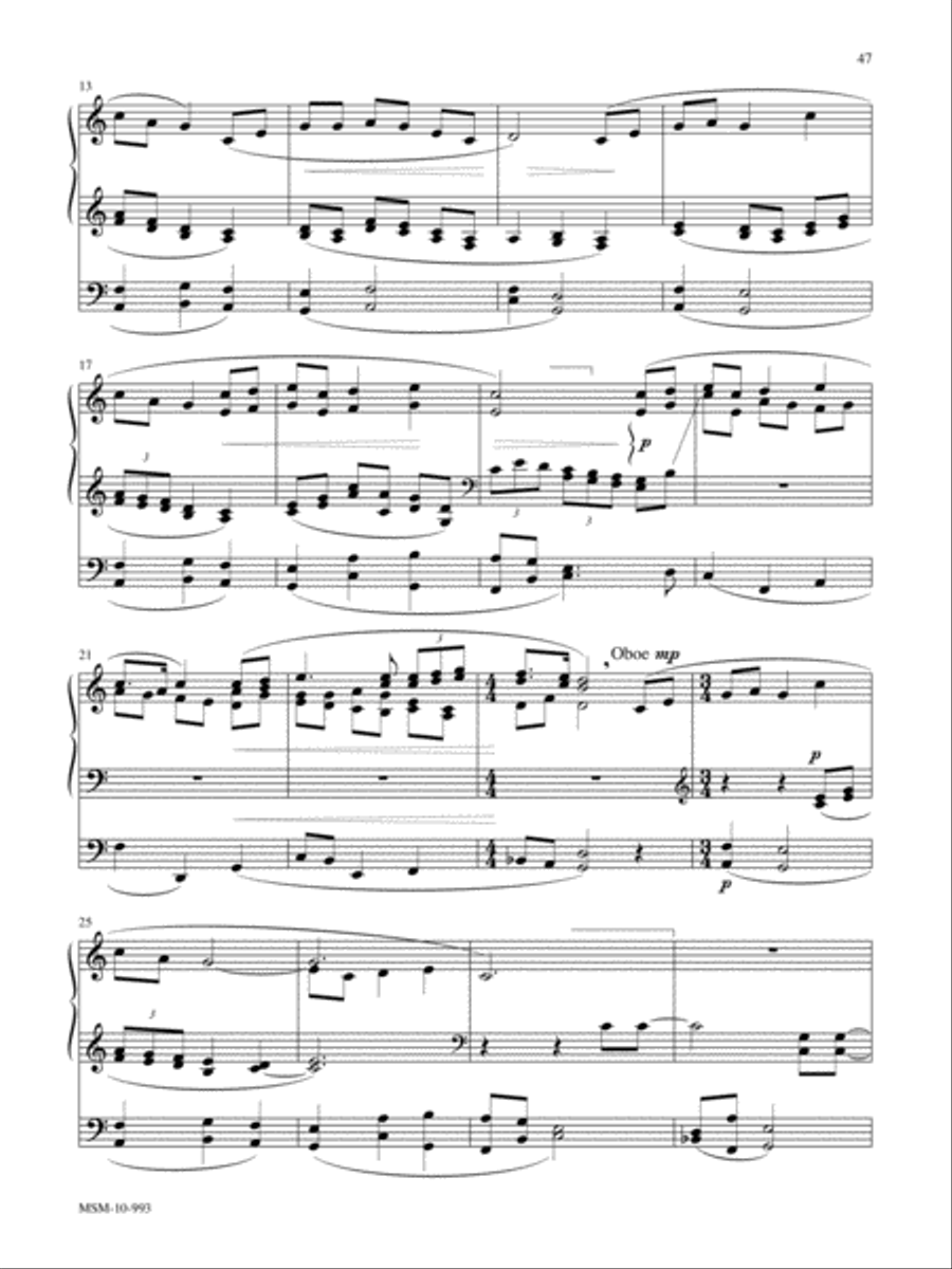 Marilyn Mason Music Library, Volume 4 Organ scores gallery preview page 14