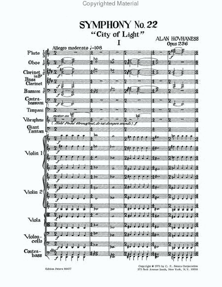 Symphony No. 22 Op. 236 (City of Light)