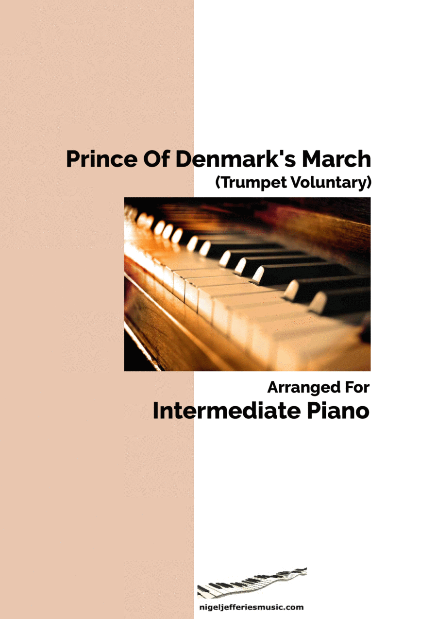 Prince of Denmark's March (Trumpet Voluntary) arranged for piano Easy Piano scores gallery preview page 1