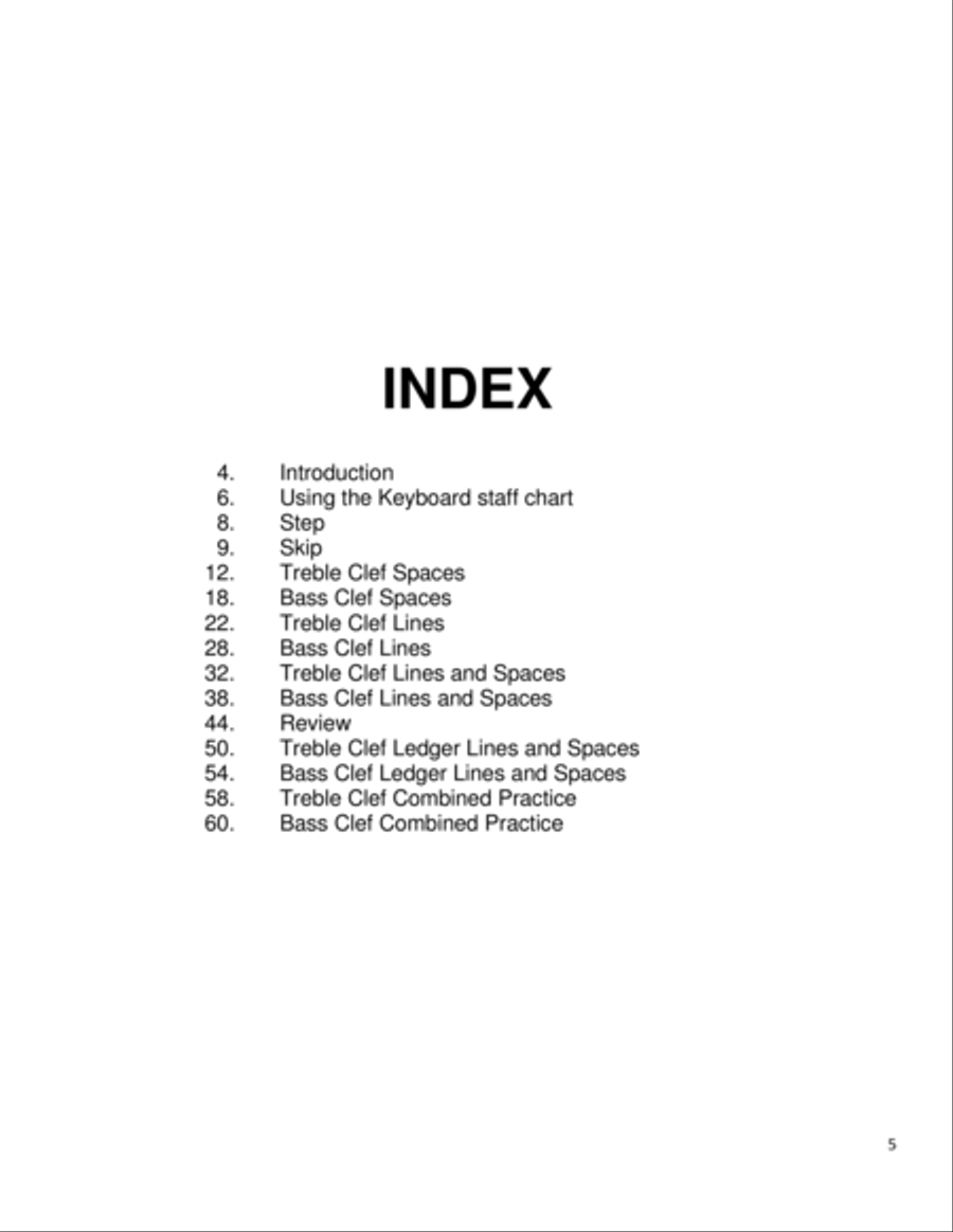 PIANO SIGHT READING WORKBOOK: Writing and Playing Format Piano Method scores gallery preview page 5