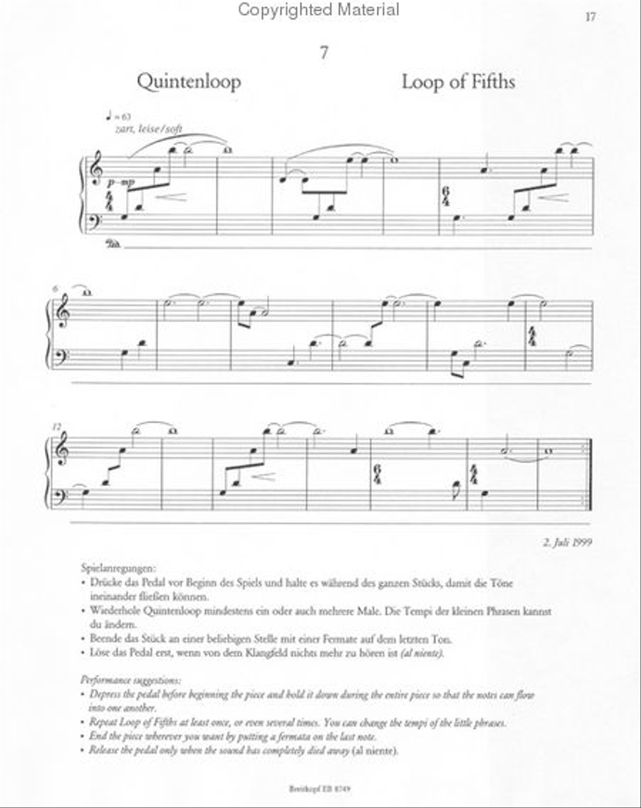 Playing with Fifths for Piano Piano Solo scores gallery preview page 2