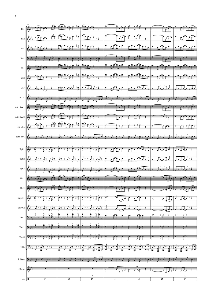The Mézga Family The Mézga Family Concert Band scores gallery preview page 4