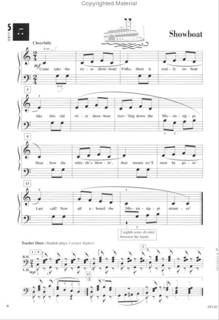 Accelerated Piano Adventures for the Older Beginner Piano Method scores gallery preview page 4