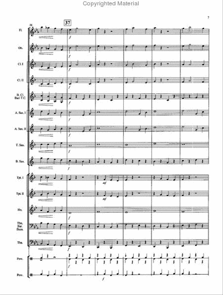 Spring Fever Concert Band scores gallery preview page 7