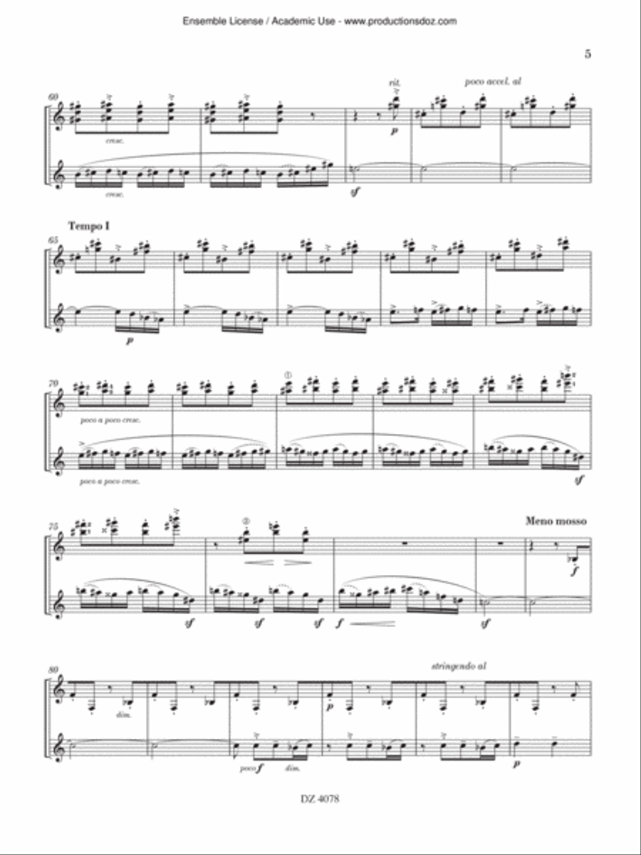 Suite, Opus 14 Classical Guitar scores gallery preview page 5