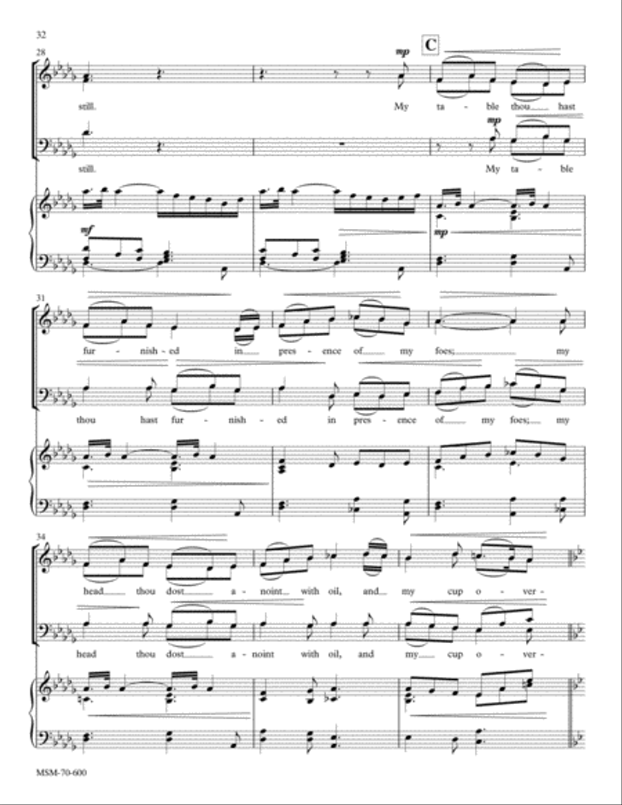 Requiem (Choral Score) 4-Part scores gallery preview page 16