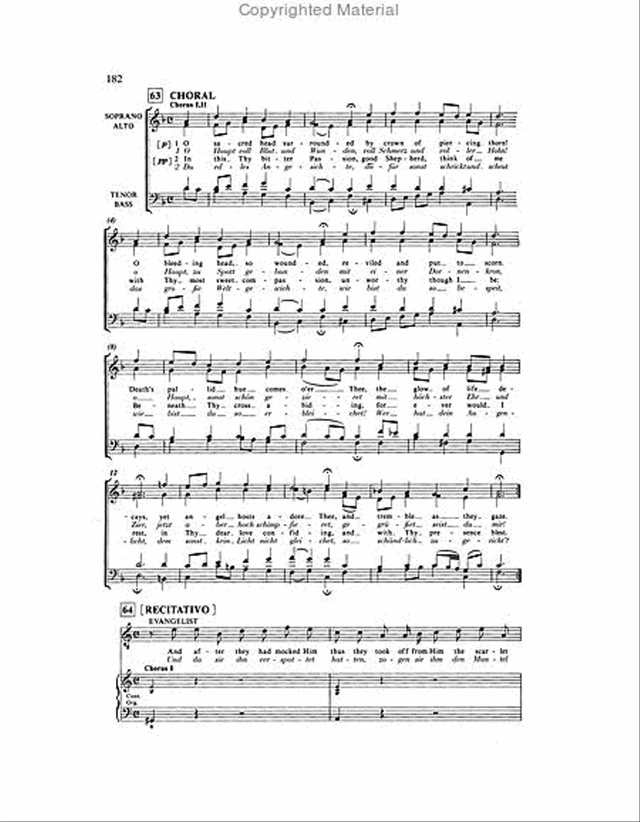 St. Matthew Passion 4-Part scores gallery preview page 4