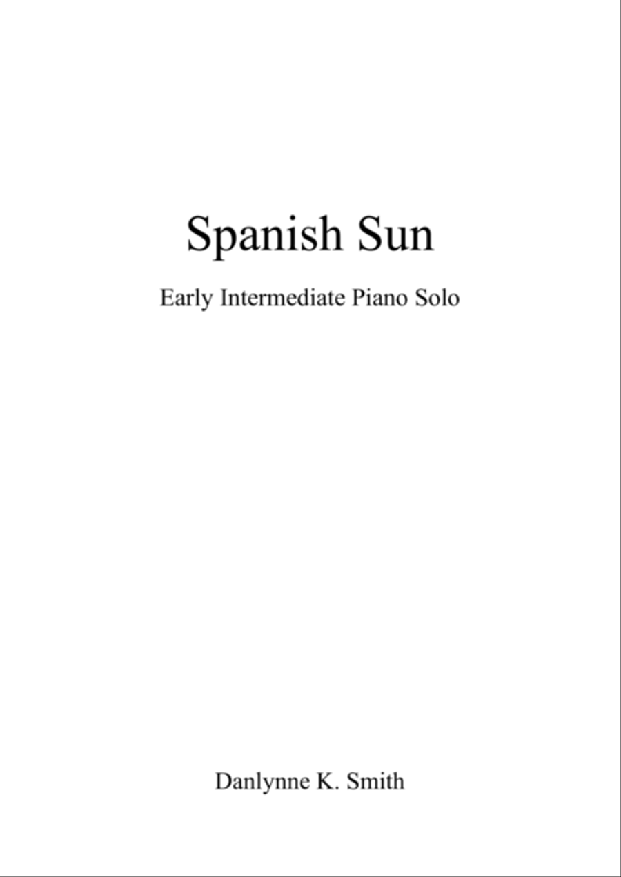 Spanish Sun Spanish Sun Piano Method scores gallery preview page 1